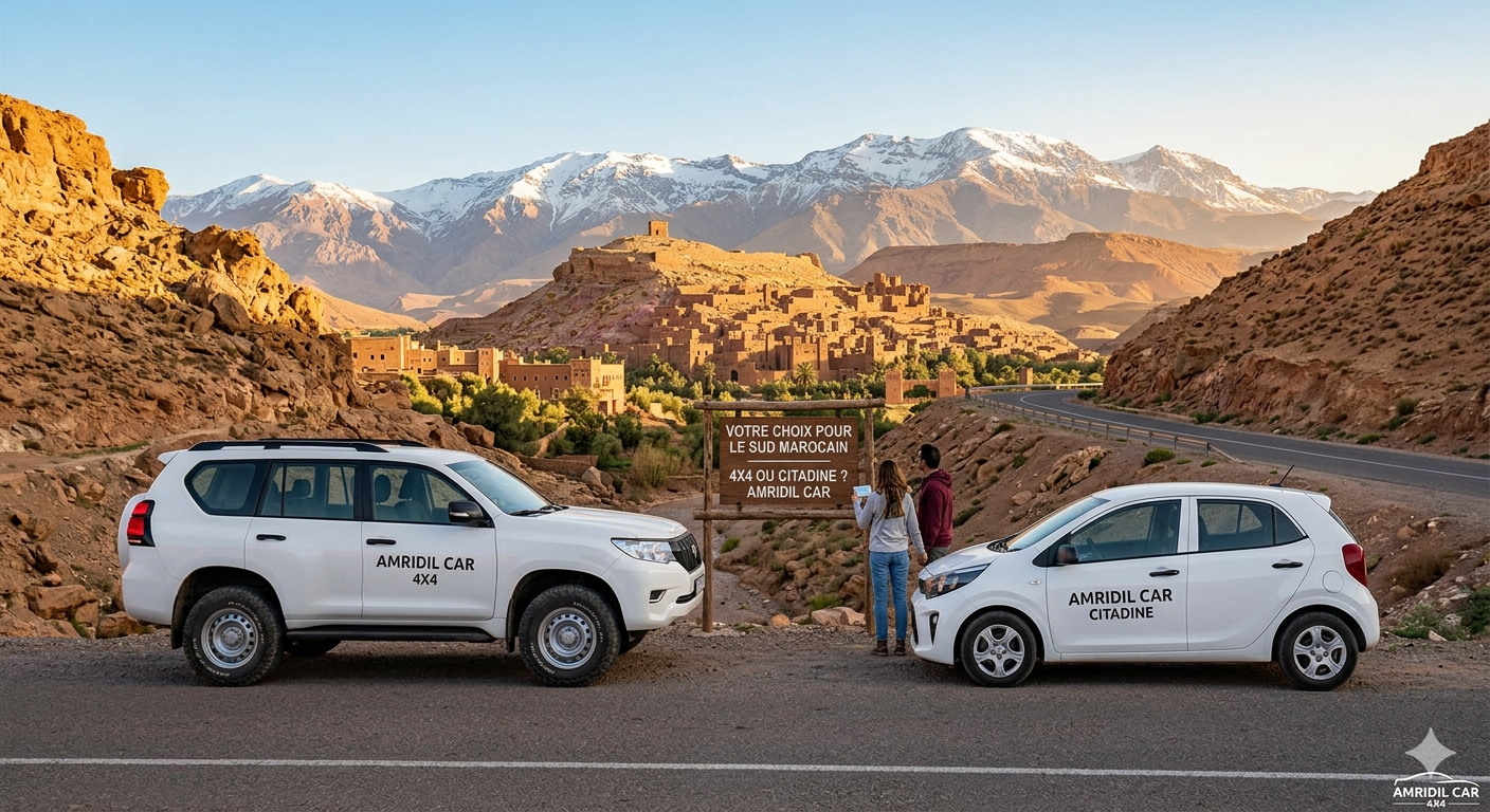 4x4 ou Citadine : Quelle voiture louer pour le Sud du Maroc ?